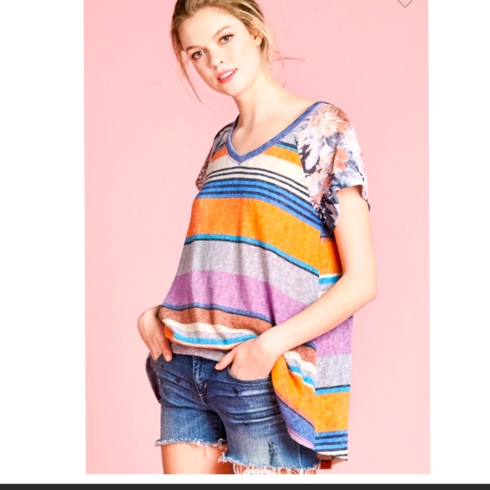 🆕 Super Cute Fun Striped Top